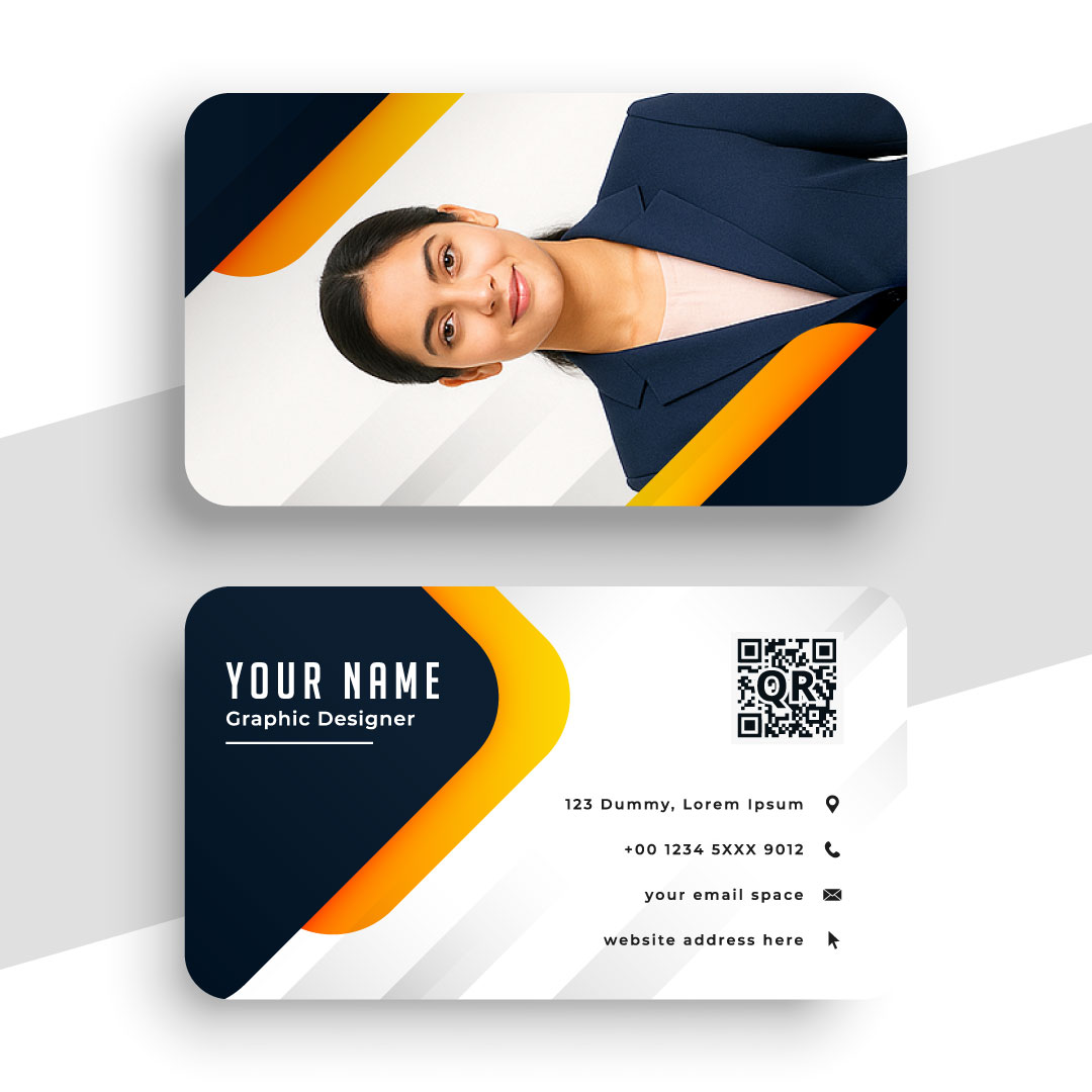 Navy Gold SEF NFC Business Card — SEF Digital