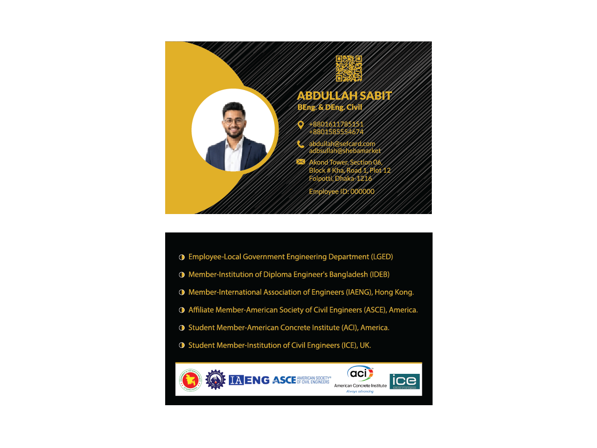 Engineering Professional NFC ID Card SEF – Card