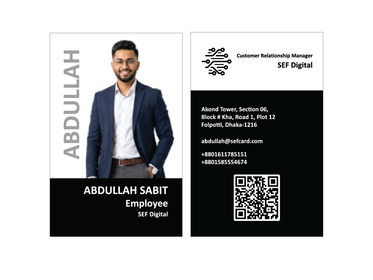 Professional Employee NFC ID Card SEF – Card