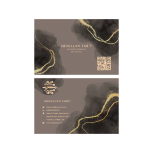 Luxury Abstract NFC Business Card SEF – Card