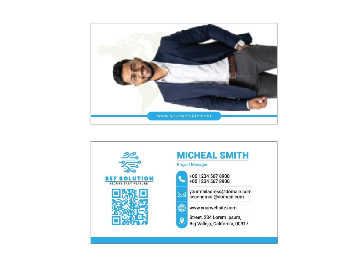 Modern NFC Digital Business Card - SEF Card